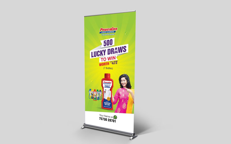 Roll Up Standee Manufacturers In Gurugram